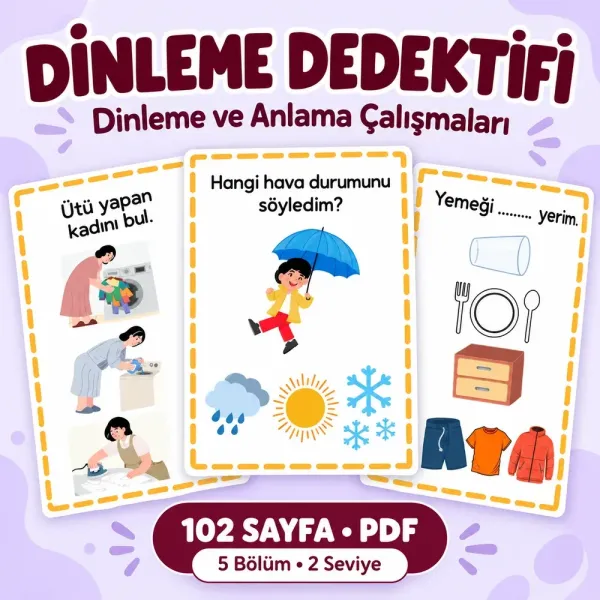 Dinleme Dedektifi – Dinleme ve Anlama Çalışmaları | PDF