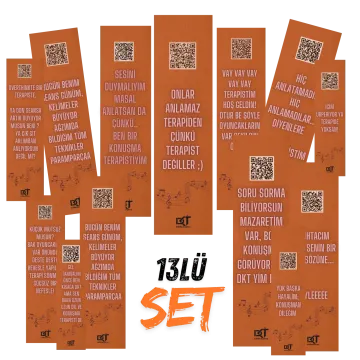 DKT Kitap Ayraçları - 13Lü Set